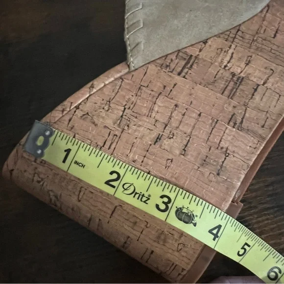 Ariat Taupe Suede Cork Wedge Mules - Picture 8 of 8